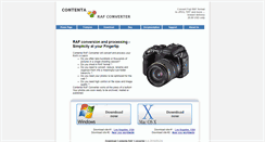Desktop Screenshot of contenta-rafconverter.com